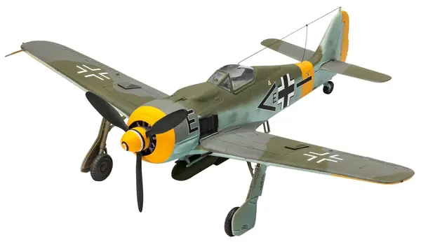 Мodel de asamblat Revell Militar : Avioane - Focke Wulf Fw190 F-8 (cu accesorii incluse )