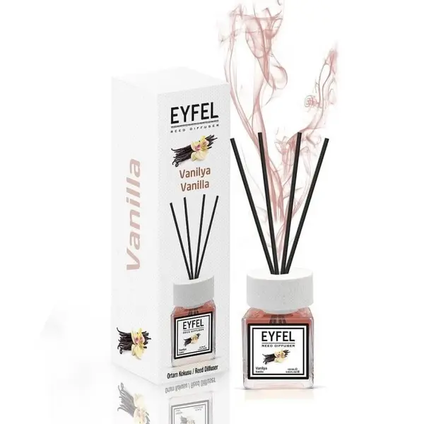 Odorizant camera cu betisoare, aroma de vanilie 120 ml,Eyfel