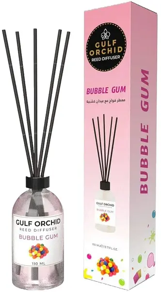 Odorizant cu bețișoare Gulf Orchid - Bubble Gum, 110 ml
