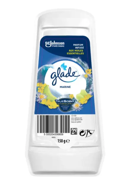 Odorizant gel pentru camera Glade 150 g Odorizant camera gel 150 g Glade Marin
