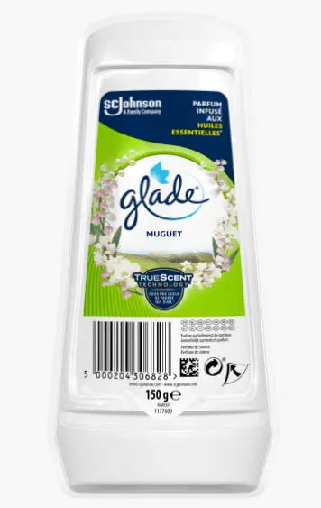 Odorizant gel pentru camera Glade 150 g Odorizant camera gel 150 g Glade Lacramioare