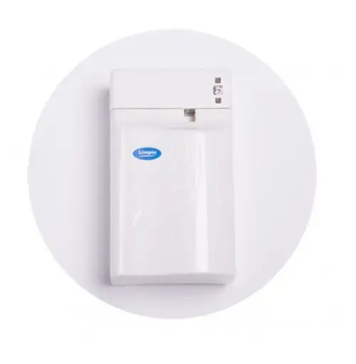 Odorizant Limpio PD188, Reglaj pulverizare, Senzor lumina, Sistem antifurt (Alb)