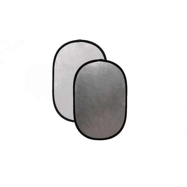 OEM Blenda ovala 2in1 white-silver 150x 200cm