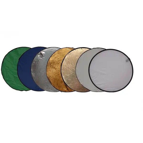 OEM Blenda rotunda 7in1 gold silver difuzie alb sunfire albastru verde 80cm