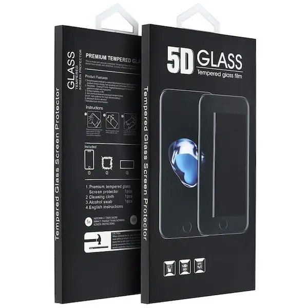 OEM Folie de protectie Ecran OEM pentru Apple iPhone 16e / 14 / 13 Pro / 13, Sticla Securizata, Full Glue, Neagra