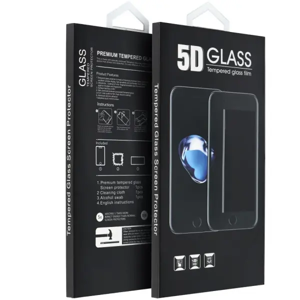 OEM Folie de protectie Ecran OEM pentru Samsung Galaxy A57 5G, Sticla Securizata, Full Glue, 5D, Neagra
