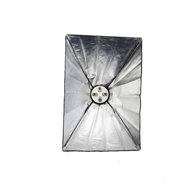 OEM Kit suport stativ pentru 4 becuri cu fasung E27 + softbox 50X70cm