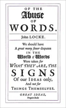 Of the Abuse of Words, Paperback/John Locke