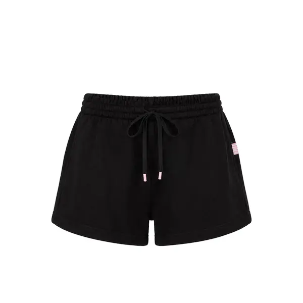 Off-duty terry lounge shorts - black M