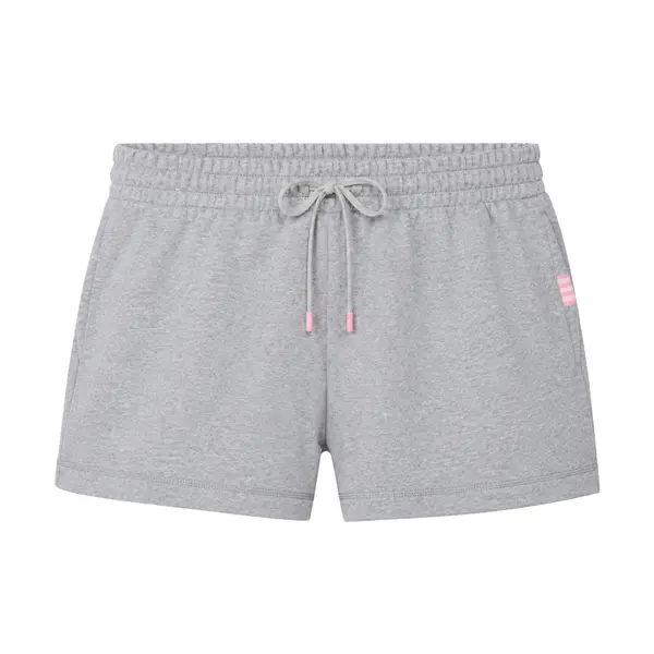 Off-duty terry lounge shorts - medium heather grey S