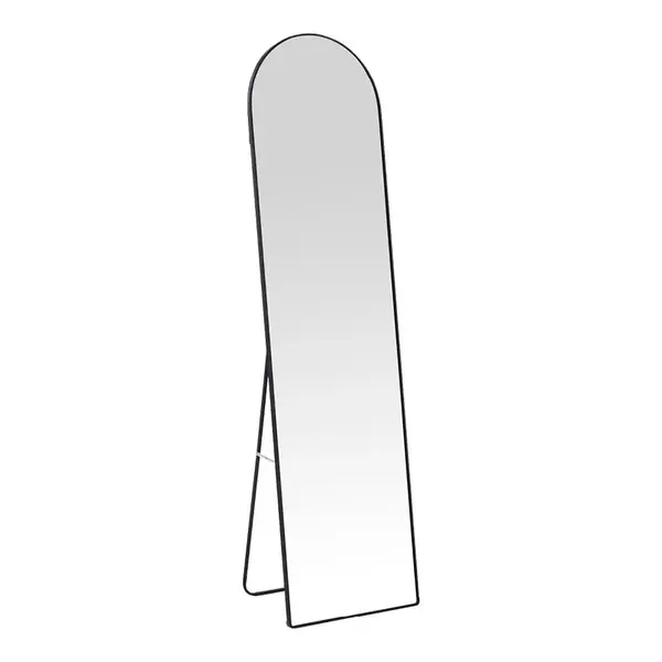 Oglinda aluminiu cu nuanta aurie Plaza, Aluminiu, 40x28x150 cm
