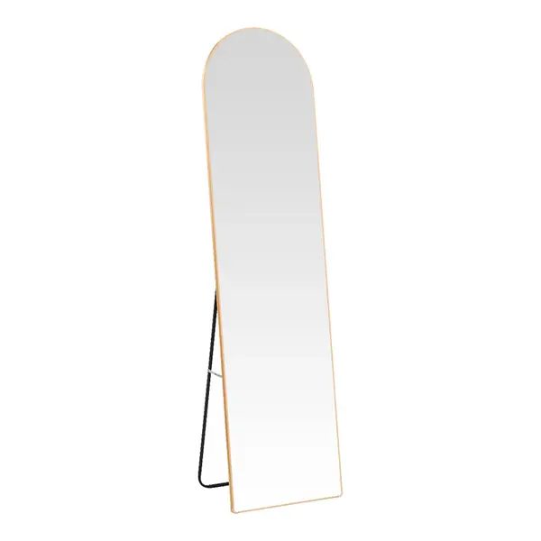 Oglinda aluminiu Plaza, Aluminiu, Auriu, 50x28x160 cm