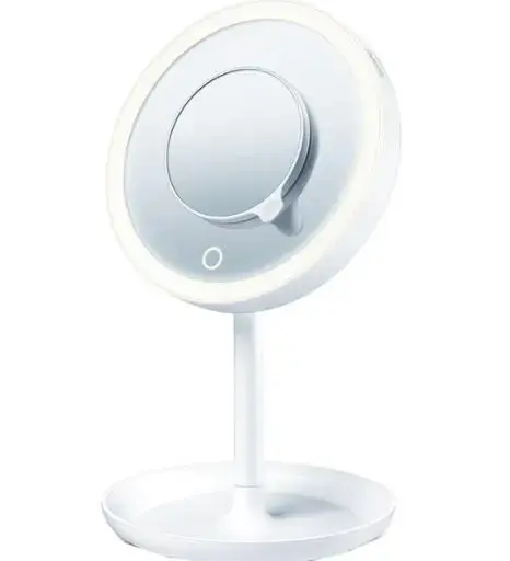 Oglinda cosmetica cu iluminare Beurer BS45, 17.5 cm (Alb)