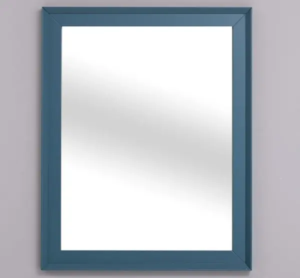 Oglinda cu dim. 80 'Slatted' cu finisaj Greenish Blue
