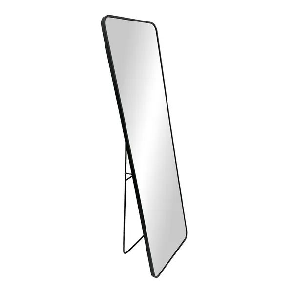 Oglinda cu picior Jayrens Negru 50x40x160 cm