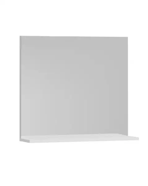 Oglinda cu polita, seria 055, alb, 70x68 cm