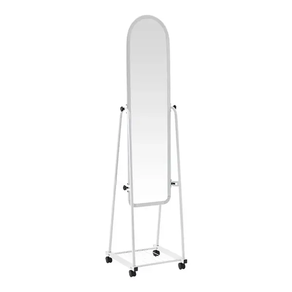 Oglinda cu rafturi Lomna Alb 38.5x37.5x160 cm