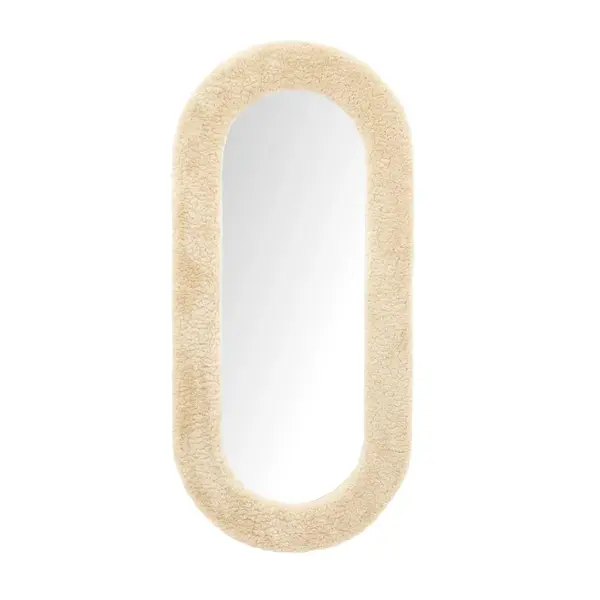 Oglinda de perete BRISAM 60 x 130 CM - Beige