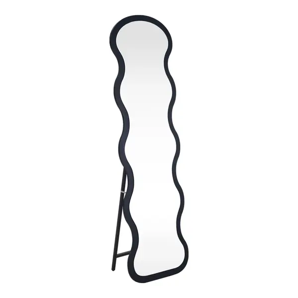 Oglinda decorativa Dural, Negru - Alb, 50x30x160 cm