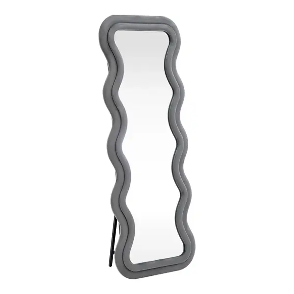 Oglinda decorativa Kerly, Bej - Gri, 60x33x160 cm