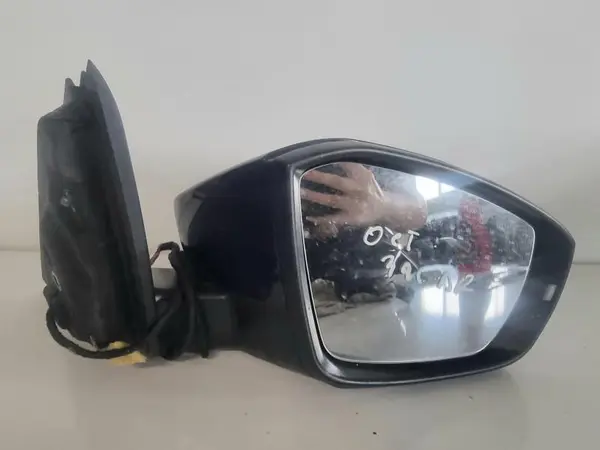 Oglinda dreapta cu rabatare electrica culoare albastru - lf5a 5E1857508N Skoda Octavia 3 facelift (2017-2019)