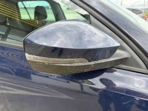 Oglinda dreapta cu rabatare electrica culoare albastru - lf5a 5E1857508N Skoda Octavia 3 facelift (2017-2019)