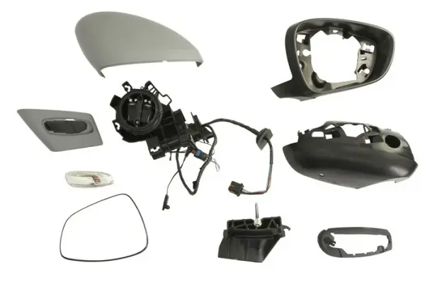 Oglinda dreapta electrica incalzita, albastra, grunduita, cu senzor temperatura CITROEN C5 III dupa 2008