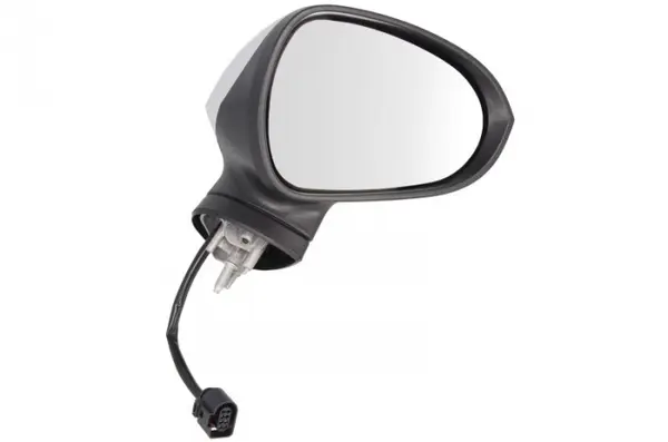 Oglinda dreapta electrica incalzita, crom, SEAT LEON 1P intre 2009-2012