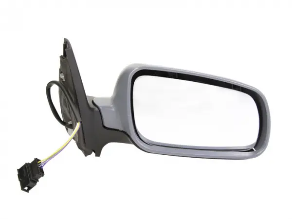 Oglinda dreapta VW GOLF IV intre 1997-2006 BORA intre 1998-2005 electrica, incalzita, convex, albastru, cu carcasa, mare