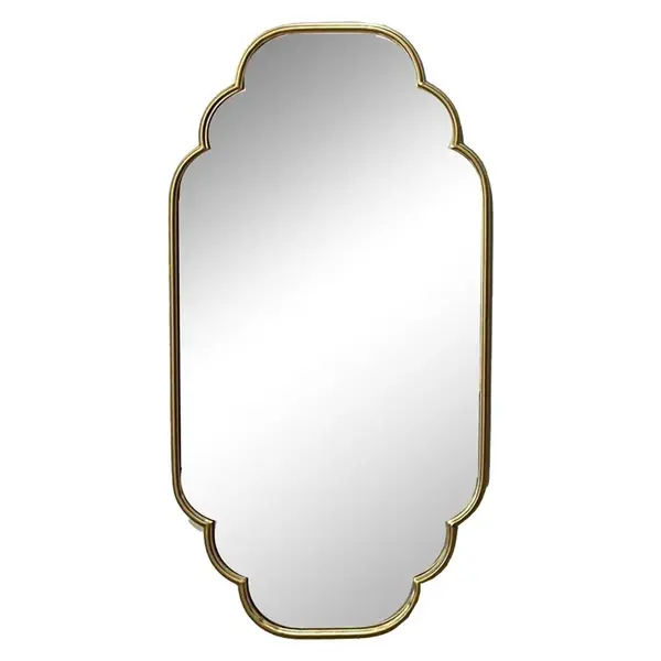 Oglinda Farous metal auriu 61x3x122 cm