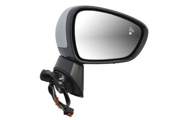 Oglinda laterala dreapta (electric, convex, cu incalzire, asistenta schimbare benzi, grunduit, rabatare electrica) potrivit OPEL CROSSLAND X 03.17-