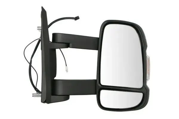 Oglinda laterala dreapta (electric, convex, cu incalzire, lung, cu semnalizator, aerial, w16w bulb) potrivit CITROEN JUMPER; FIAT DUCATO; PEUGEOT BOXER 04.06-