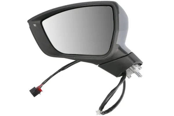 Oglinda laterala stanga electric, convex, cu incalzire, grund, rabatare electrica, semnalizator potrivit SEAT ATECA 04.16-