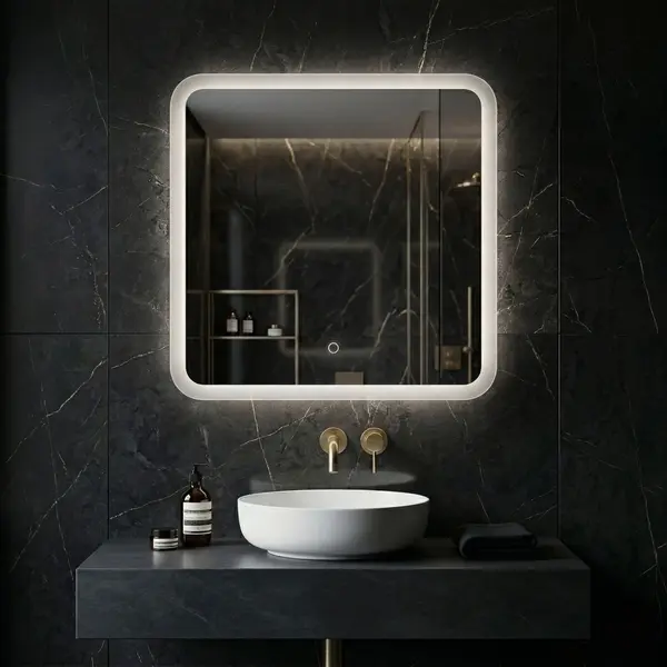 Oglindă LED 70x70cm TOP-2