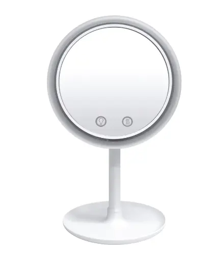 Oglinda make-up cu lumina si ventilator