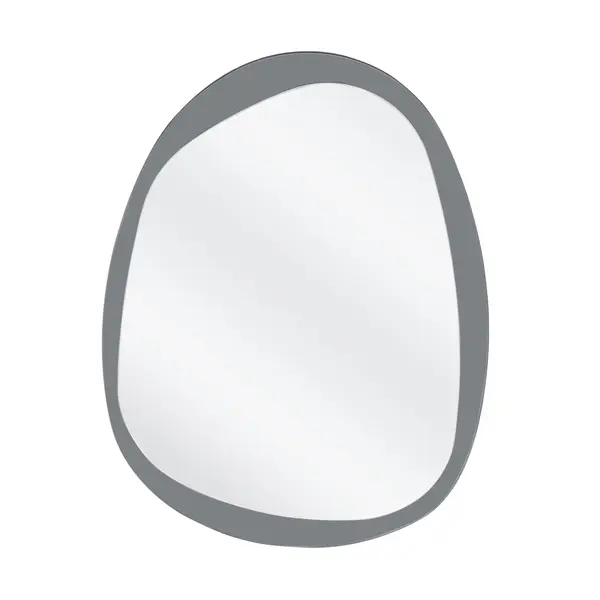 Oglinda Plaza argintiu/albastru H80 cm
