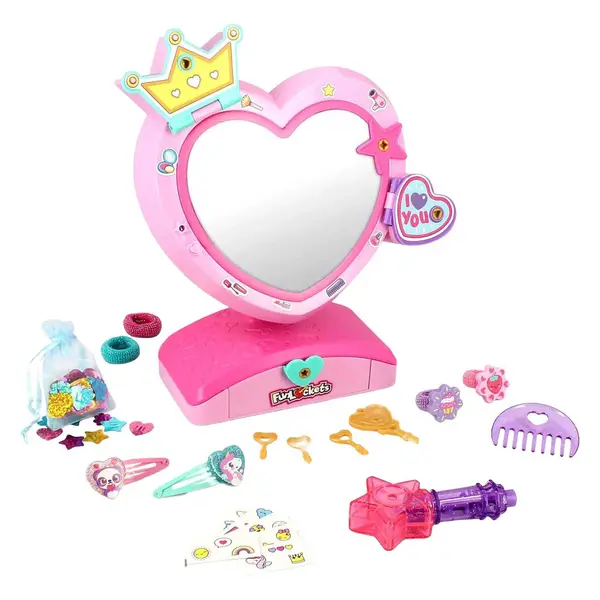 Oglindă secretă Funlockets - cu accesorii de păr