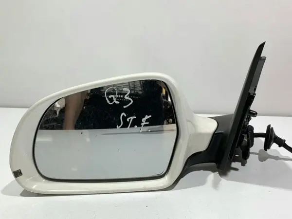 Oglinda stanga cu rabatare electrica culoare alb - lb9a Audi Q3 (2011-2017) [8U]