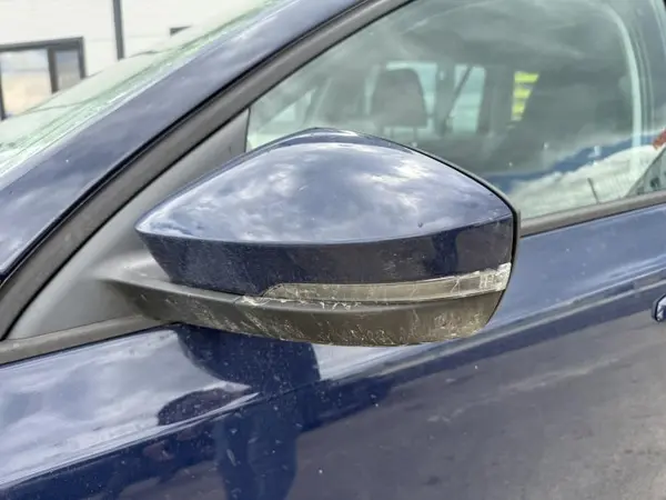 Oglinda stanga cu rabatare electrica culoare albastru - lf5a 5E1857507N Skoda Octavia 3 facelift (2017-2019)