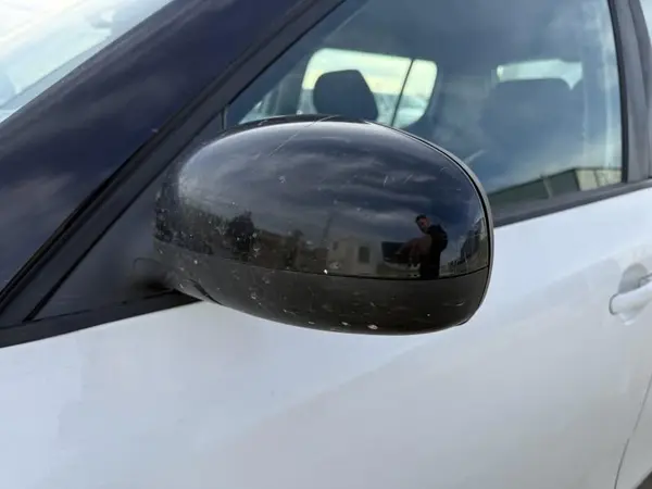 Oglinda stanga culoare alb - lf9e Skoda Fabia 2 facelift (2010-2014)