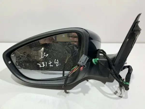 Oglinda stanga culoare albastru - lh5x Volkswagen Passat B7 (2010-2014)