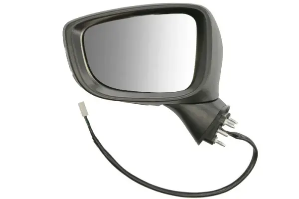 Oglinda stanga (electric, convex, asistent schimbare banda, grund, cu semnalizator) potrivit MAZDA 2 DL, DJ 11.14-