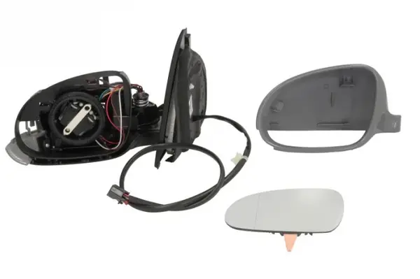 Oglinda stanga electrica, asferic, incalzita, grunduita, pliabila electric VW GOLF intre 2003-2009