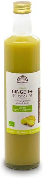 Ogranic Ginger+ Boost Shot, 500 ml, Mattisson Healthstyle