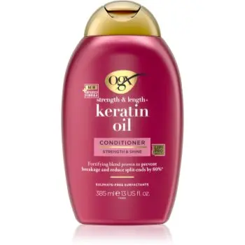 OGX Keratin Oil balsam pentru indreptare cu keratina si ulei de argan