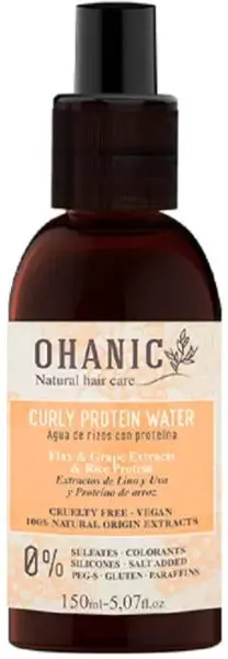 Ohanic Curly Method Apă proteică pentru hrănirea părului creț, 150 ml