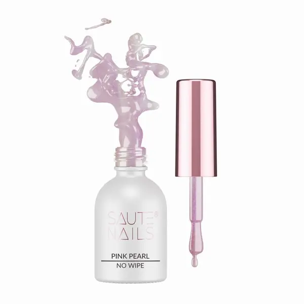 Ojă Semi Saute Nails Pink Pearl Top No Wipe 8ml