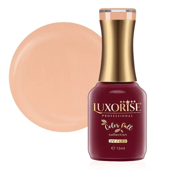 Oja Semipermanenta Color Fall Collection Frozen Peach, LUXORISE, 15ml