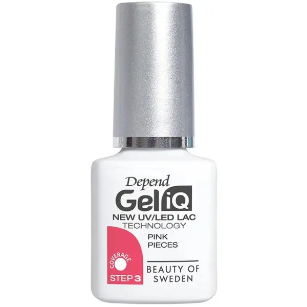 Oja Semipermanenta Depend Gel IQ UV LED, Pink Pieces, 5 ml