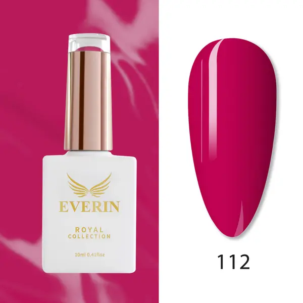 Oja Semipermanentă Everin Royal Collection 10 ml – 112 Fuchsia Desire | Fucsia Intens